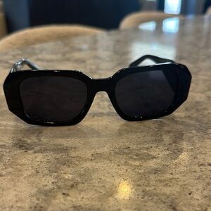 Black Rectangular Sunglasses